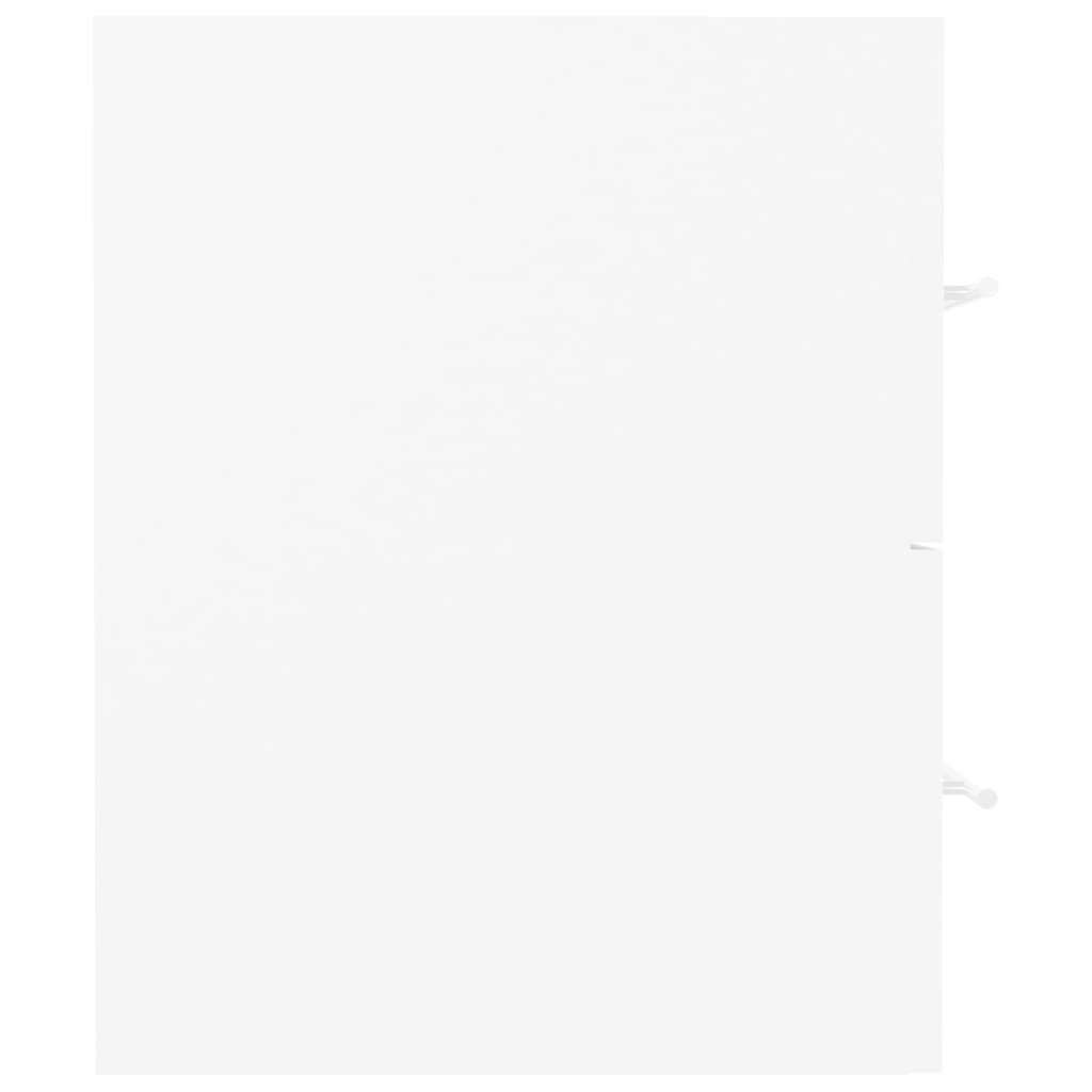 vidaXL Ντουλάπι Μπάνιου με Νιπτήρα Λευκό από Επεξεργασμένο Ξύλο