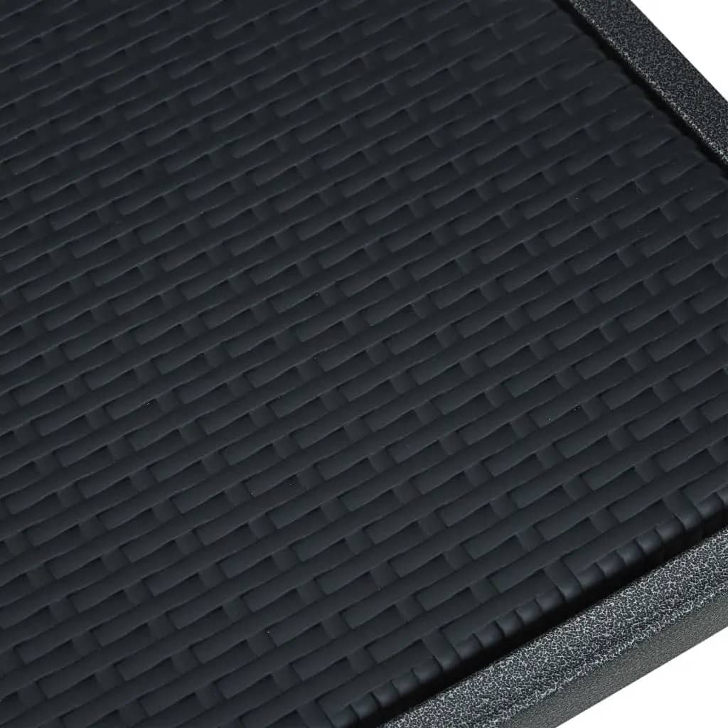 vidaXL Σετ Τραπεζαρίας Κήπου 5 Τεμαχίων Μαύρο