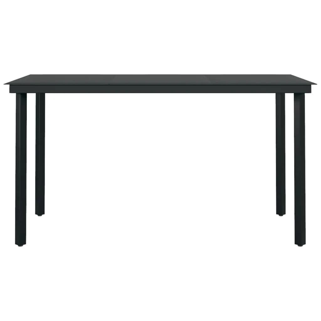 vidaXL Σετ Τραπεζαρίας Κήπου 7 τεμ. Γκρι με Μαξιλάρια