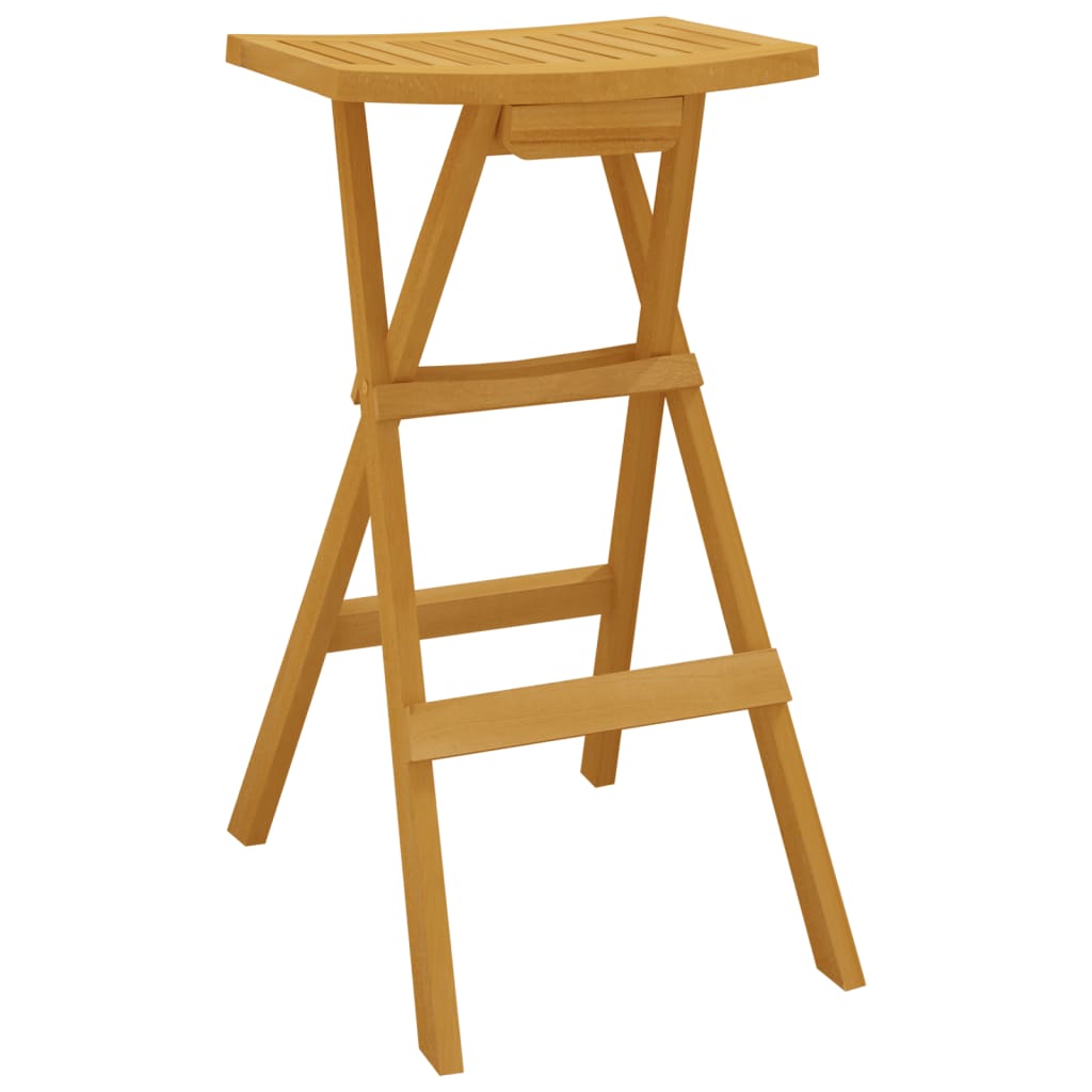 vidaXL Σετ Επίπλων Μπαρ Πτυσσόμενο 3 Τεμαχίων από Μασίφ Ξύλο Teak