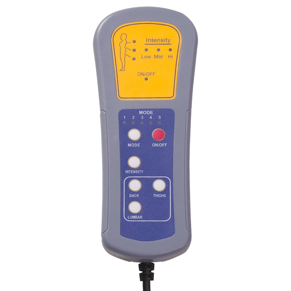 vidaXL Πολυθρόνα Μασάζ Καφέ Υφασμάτινη