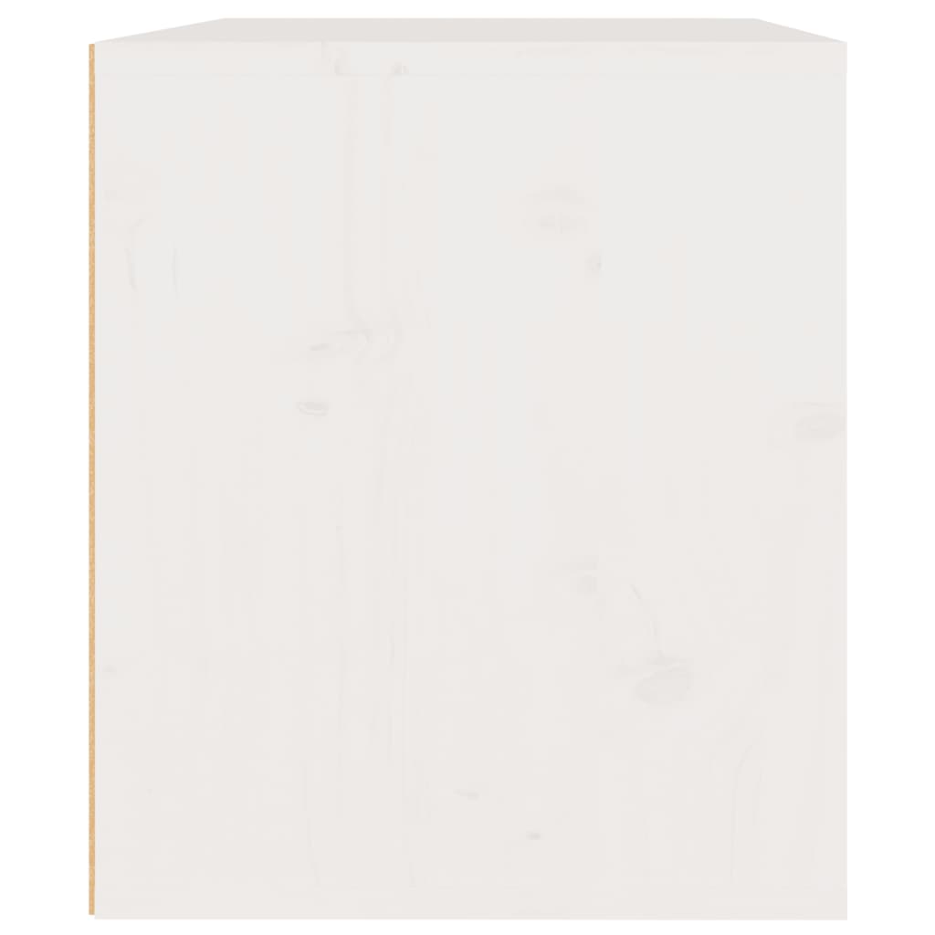 vidaXL Έπιπλα Τηλεόρασης 3 τεμ. Λευκά από Μασίφ Ξύλο Πεύκου