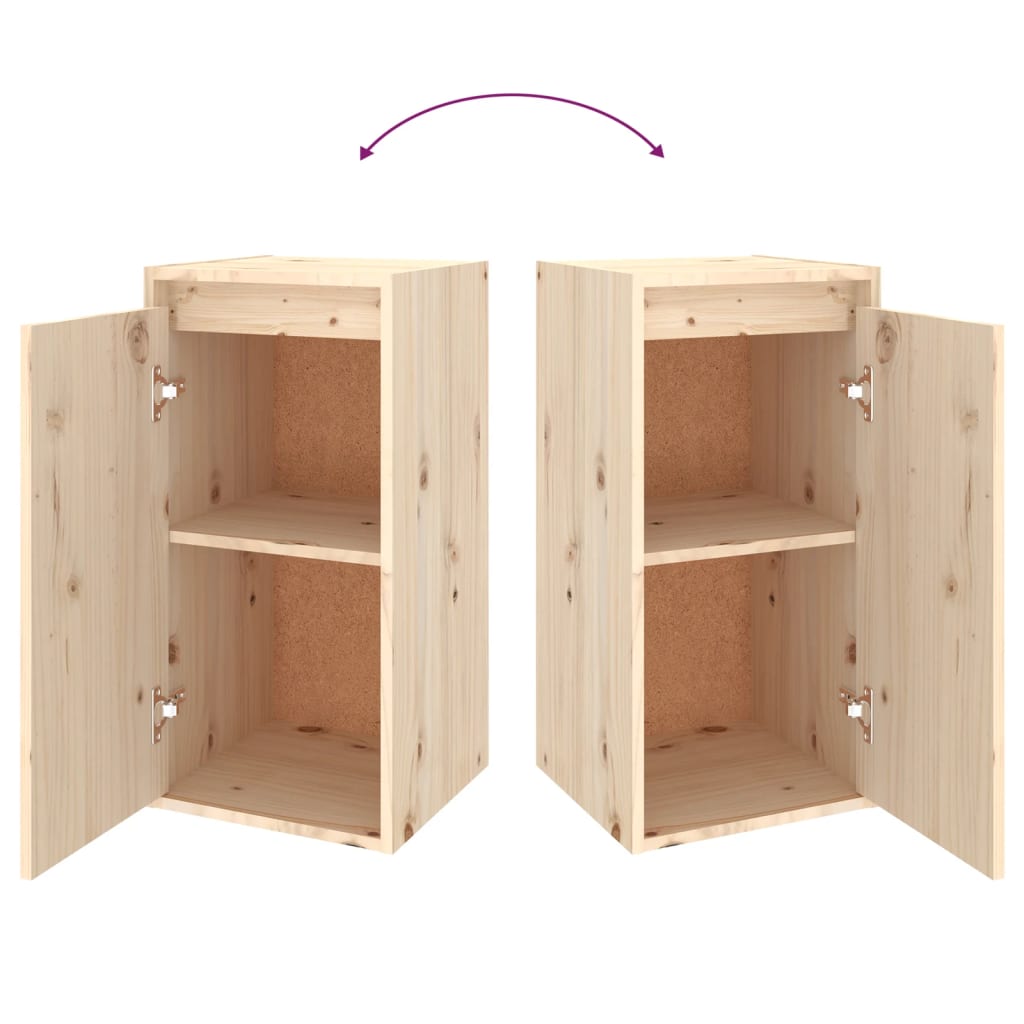 vidaXL Έπιπλα Τηλεόρασης 2 τεμ. από Μασίφ Ξύλο Πεύκου