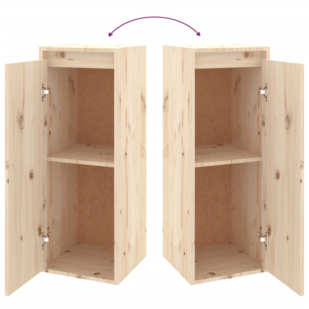 vidaXL Έπιπλα Τηλεόρασης 6 τεμ. από Μασίφ Ξύλο Πεύκου