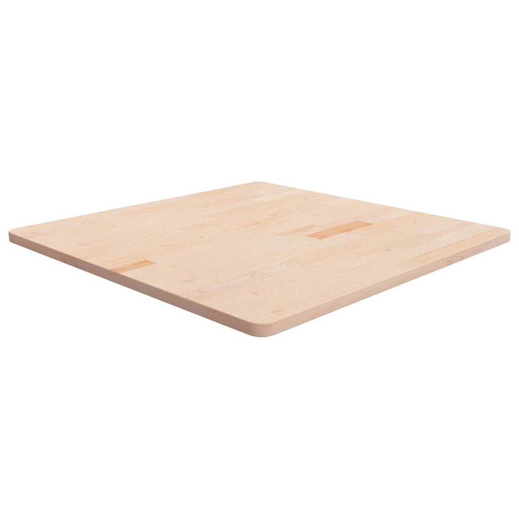 vidaXL Επιφάνεια Τραπεζιού Τετράγωνη 90x90x2,5 εκ. Μασίφ Ξύλο Δρυς