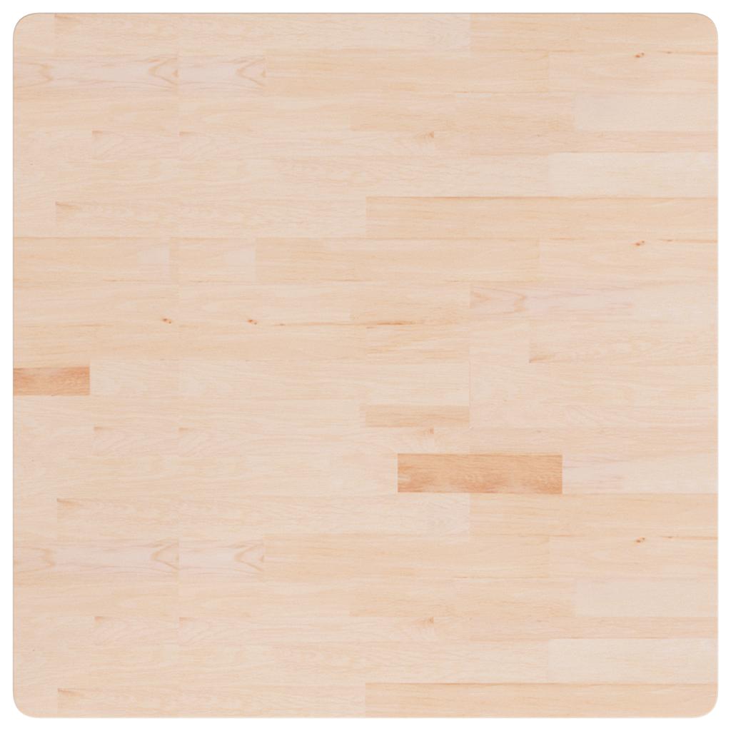 vidaXL Επιφάνεια Τραπεζιού Τετράγωνη 90x90x2,5 εκ. Μασίφ Ξύλο Δρυς