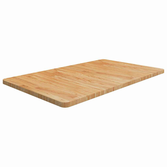 vidaXL Πάγκος Μπάνιου Ανοιχτό Καφέ 100x60x2,5 εκ. Επεξ. Μασίφ Ξύλο