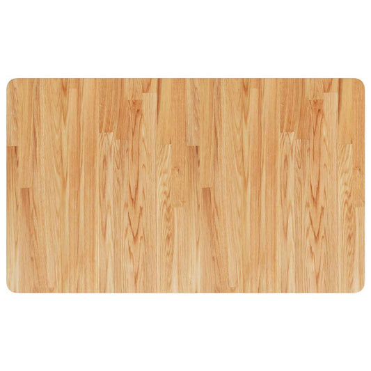 vidaXL Πάγκος Μπάνιου Ανοιχτό Καφέ 100x60x2,5 εκ. Επεξ. Μασίφ Ξύλο