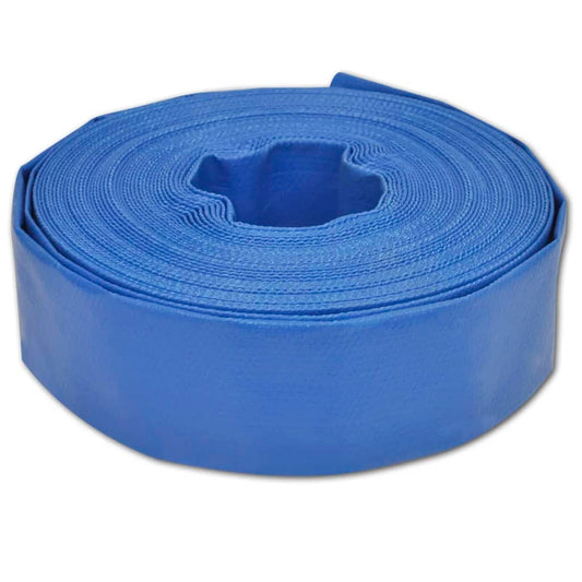vidaXL Πλακέ Μάνικα Νερού 100 μ. 3" PVC