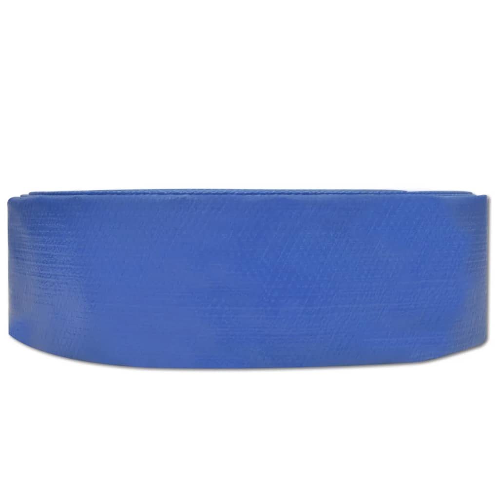 vidaXL Πλακέ Μάνικα Νερού 100 μ. 3" PVC