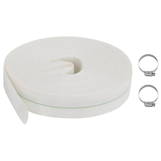 vidaXL Πλακέ Μάνικα Νερού 50 μ. 1" από Πολυαιθυλένιο