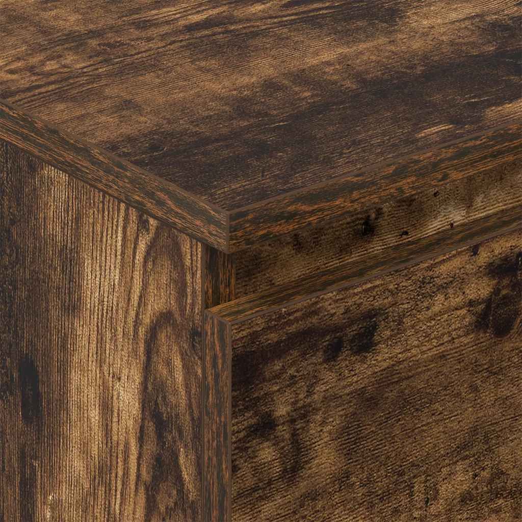 vidaXL Συρταριέρα Καπνιστή Δρυς 60 x 35 x 98,5 εκ. Επεξεργασμένο Ξύλο