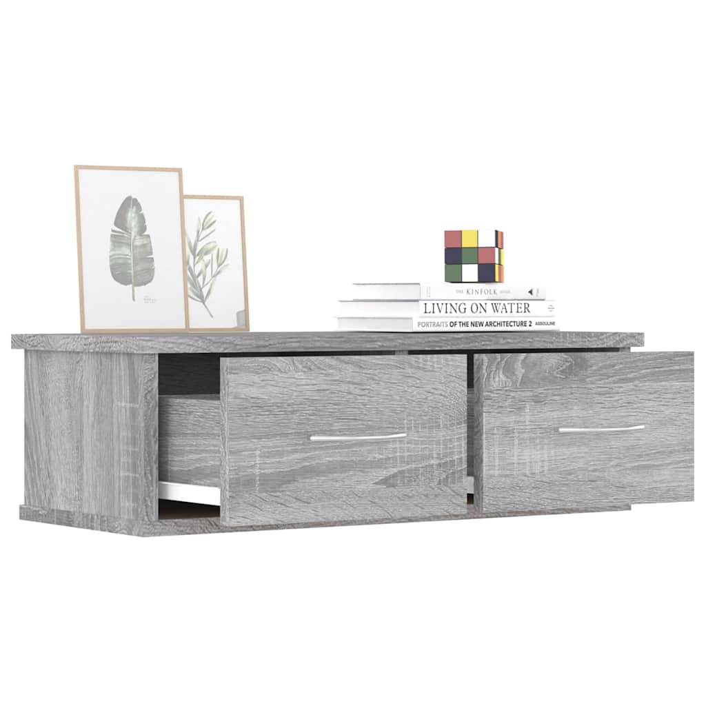 vidaXL Ντουλάπι Τοίχου Γκρι Sonoma 60x26x18,5 εκ. Επεξεργασμένο Ξύλο