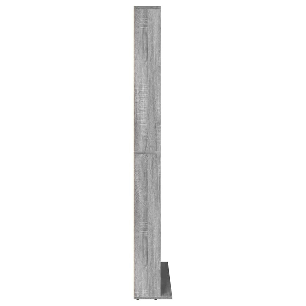 vidaXL Έπιπλο για CD Γκρι Sonoma 102x23x177,5 εκ. Επεξεργασμένο Ξύλο