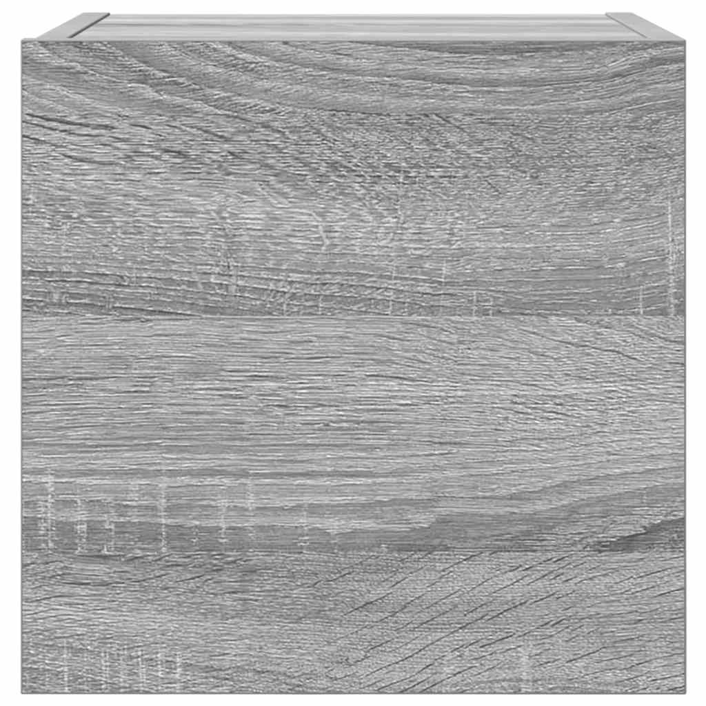 vidaXL Έπιπλο Τηλεόρασης Επιτοίχιο Γκρι Sonoma 30,5 x 30 x 30 εκ.