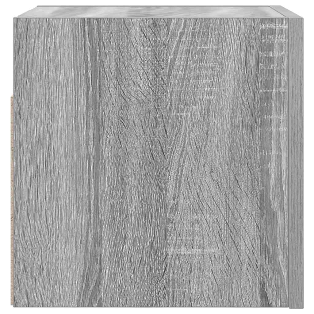 vidaXL Έπιπλο Τηλεόρασης Επιτοίχιο Γκρι Sonoma 30,5 x 30 x 30 εκ.