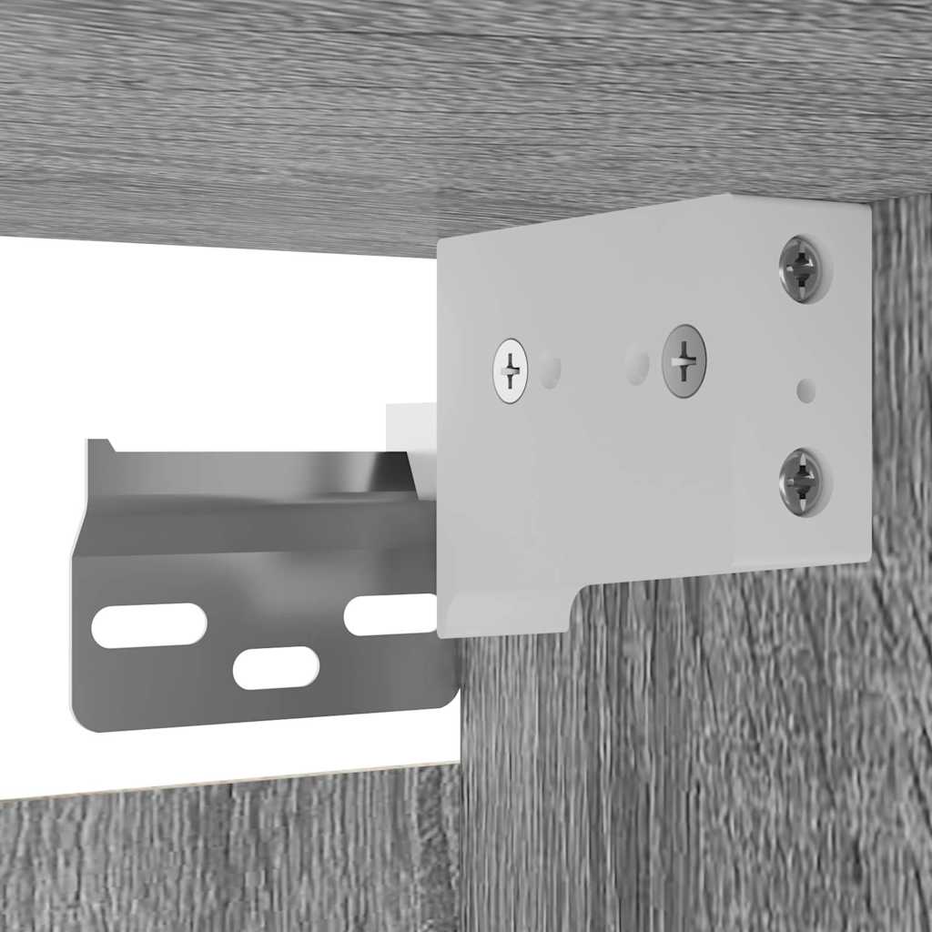 vidaXL Έπιπλα Τηλεόρασης Επιτοίχια 2 τεμ. Γκρι Sonoma 30,5x30x30 εκ.