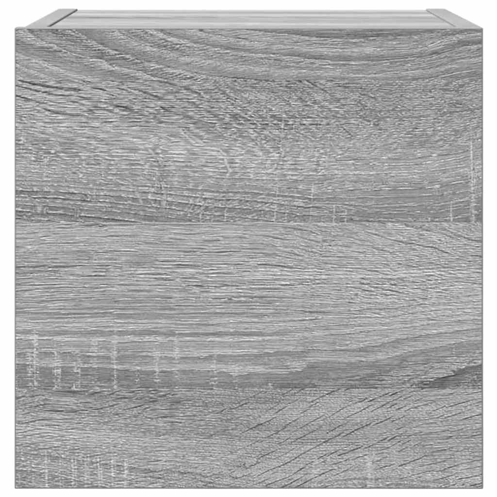 vidaXL Έπιπλα Τηλεόρασης Επιτοίχια 4 τεμ. Γκρι Sonoma 30,5x30x30 εκ.