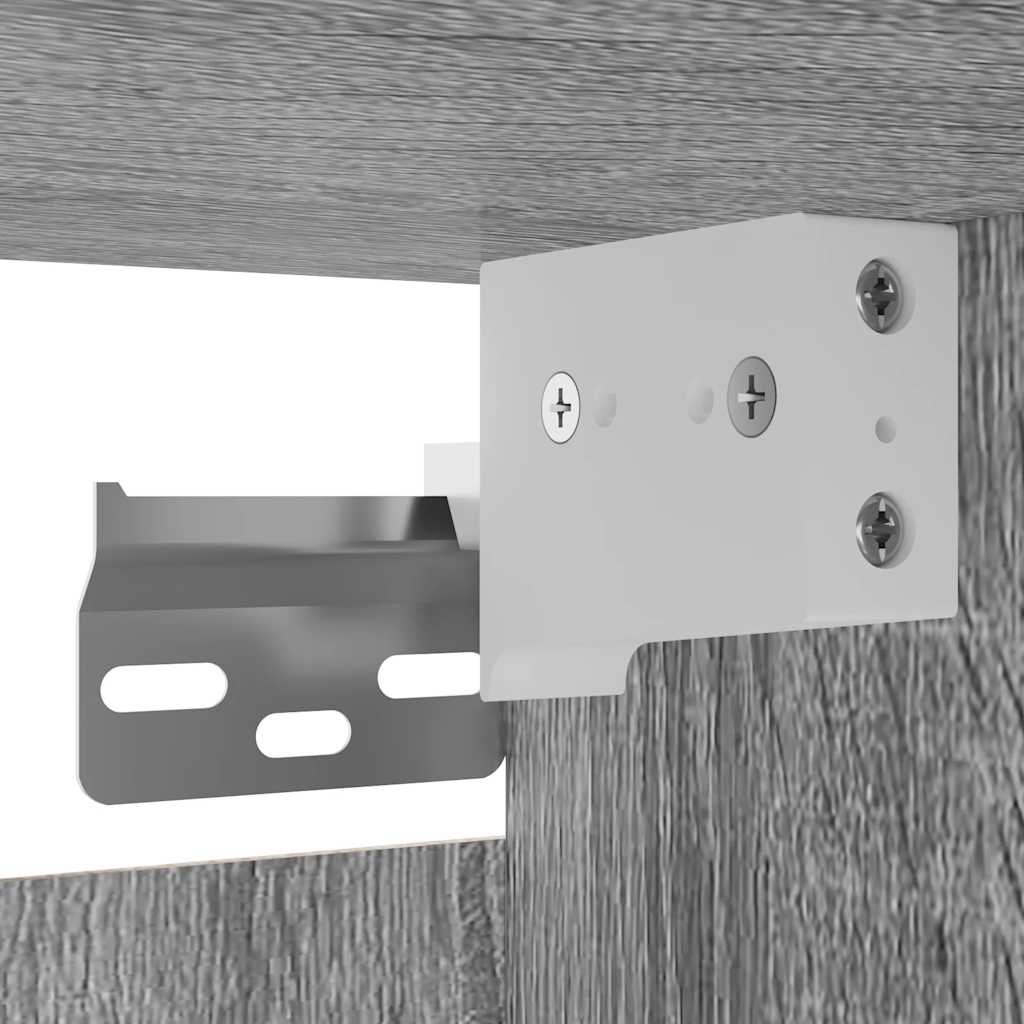 vidaXL Έπιπλα Τηλεόρασης Επιτοίχια 4 τεμ. Γκρι Sonoma 30,5x30x30 εκ.