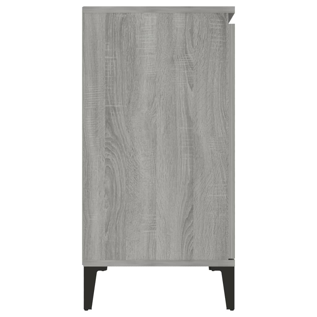 vidaXL Μπουφές Γκρι Sonoma 102 x 35 x 70 εκ. από Επεξεργασμένο Ξύλο