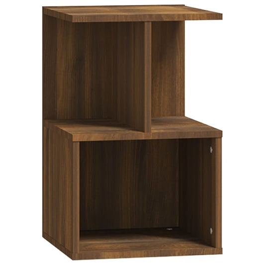 vidaXL Κομοδίνο Καφέ Δρυς 35 x 35 x 55 εκ. από Επεξεργασμένο Ξύλο
