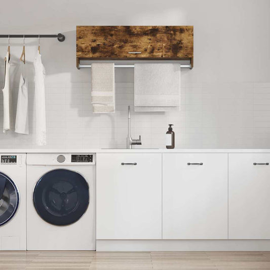 vidaXL Ντουλάπα Καπνιστή Δρυς 100x32,5x35 εκ. από Επεξεργασμένο Ξύλο