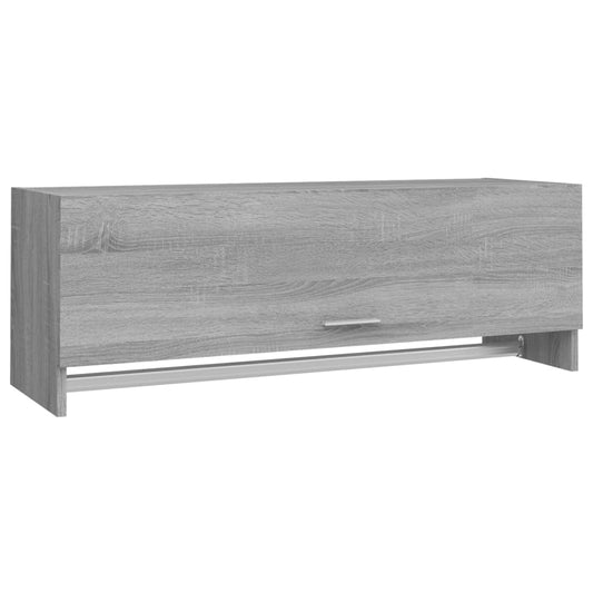 vidaXL Ντουλάπα Γκρι Sonoma 100x32,5x35 εκ. από Επεξεργασμένο Ξύλο