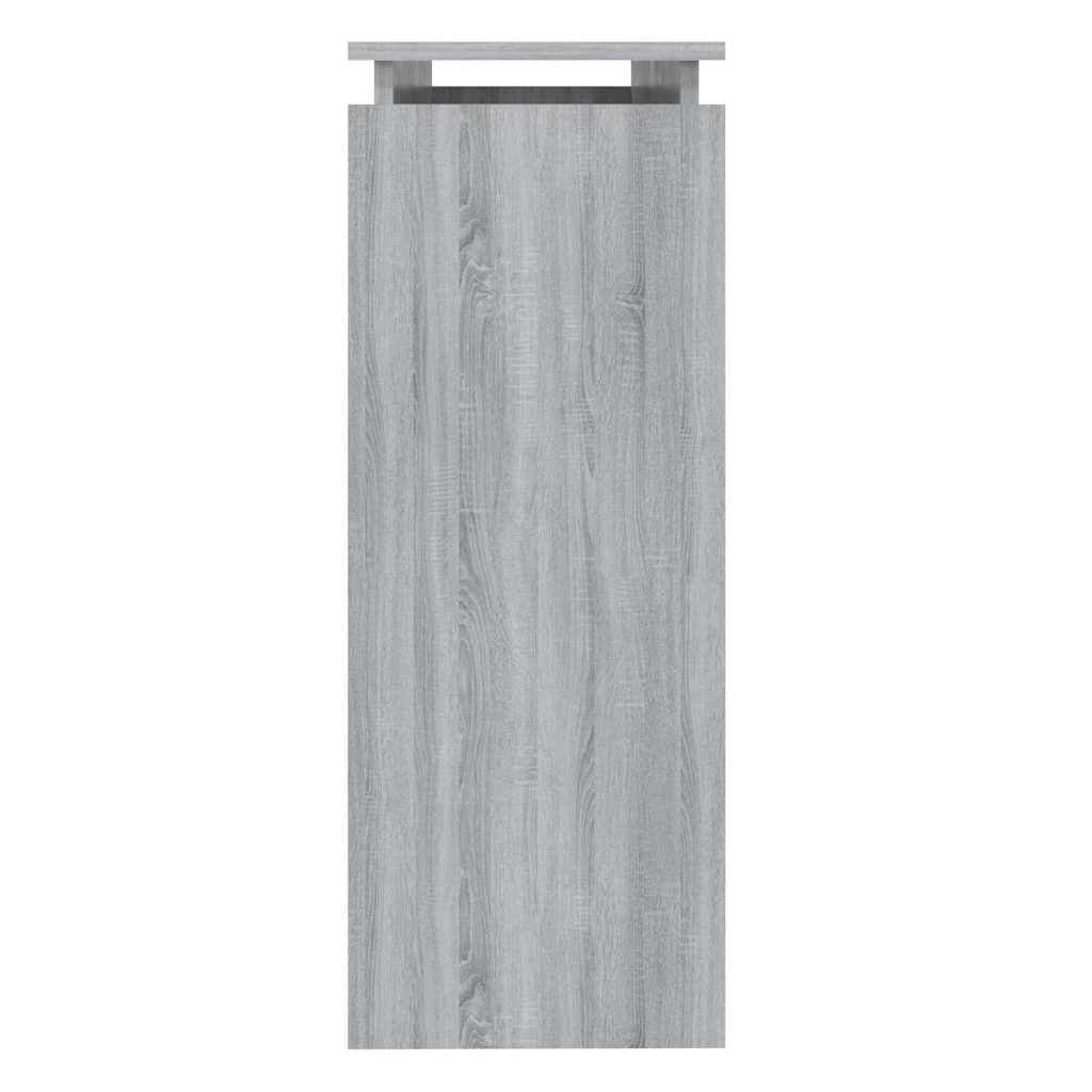 vidaXL Τραπέζι Κονσόλα Γκρι Sonoma 102x30x80 εκ. Επεξεργασμένο Ξύλο