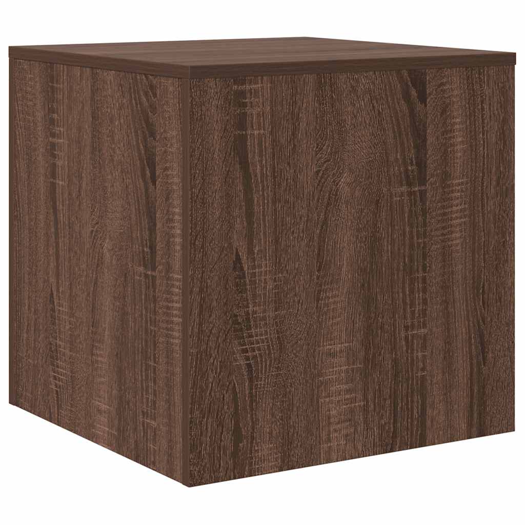 vidaXL Τραπεζάκια Ζιγκόν 3 τεμ. Καφέ Δρυς από Επεξεργασμένο Ξύλο