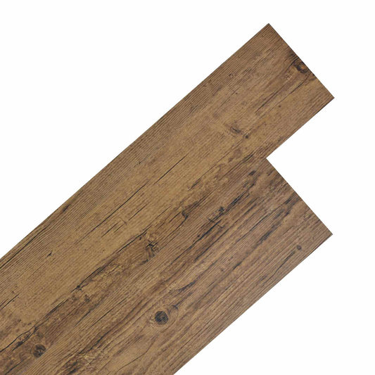 vidaXL Πλάκες Δαπέδου 18 pcs Καρυδιά Καφέ 2,51 m² PVC