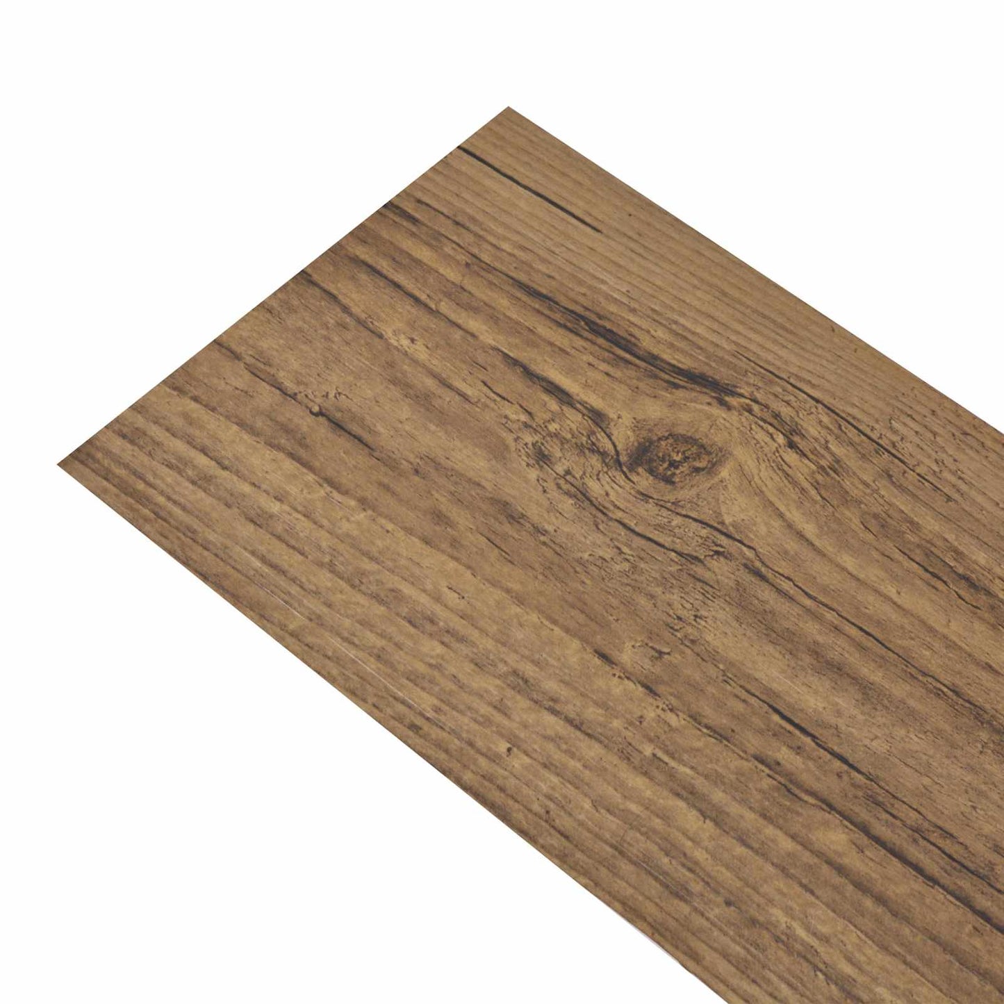 vidaXL Πλάκες Δαπέδου 18 pcs Καρυδιά Καφέ 2,51 m² PVC
