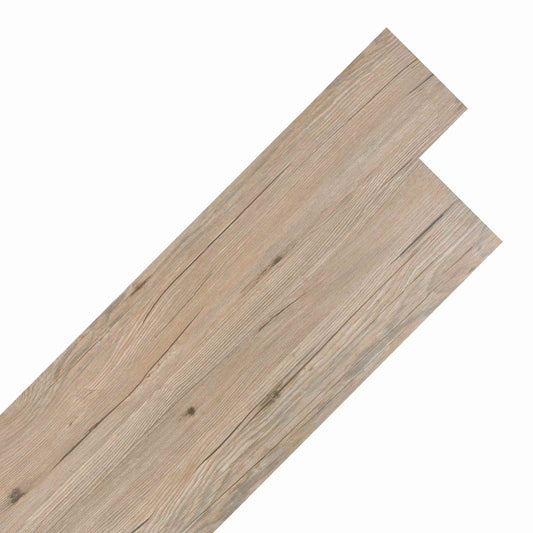 vidaXL Πλάκες Δαπέδου 18 pcs Καφέ Δρυς 2,51 m² PVC