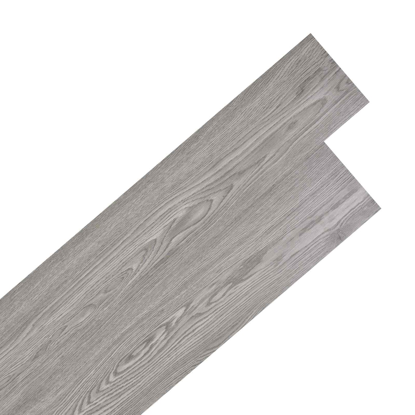 vidaXL Πλάκες Δαπέδου 18 pcs Σκούρο Γκρι 2,51 m² PVC