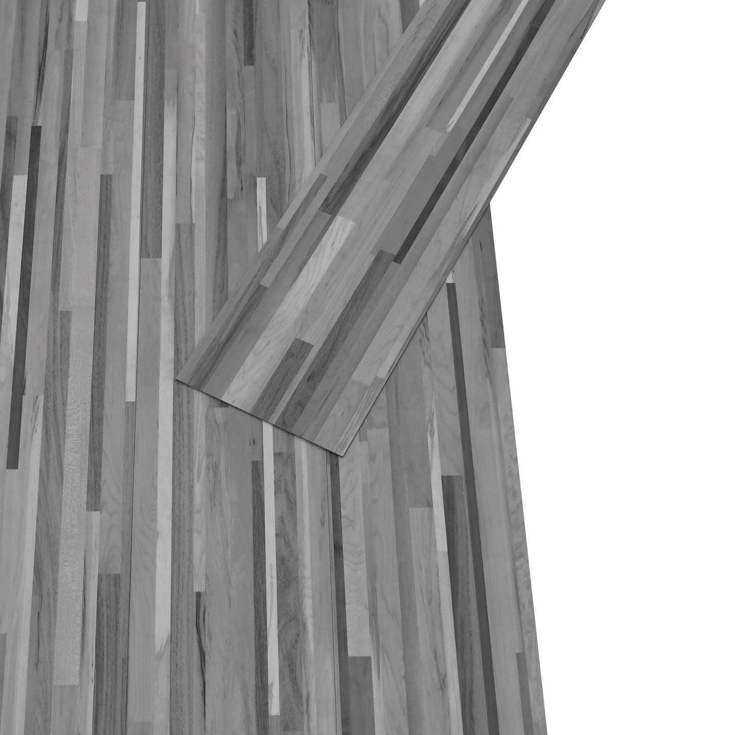 vidaXL Πλάκες Δαπέδου 2,51 m² 18 pcs PVC Γκρι Ριγέ
