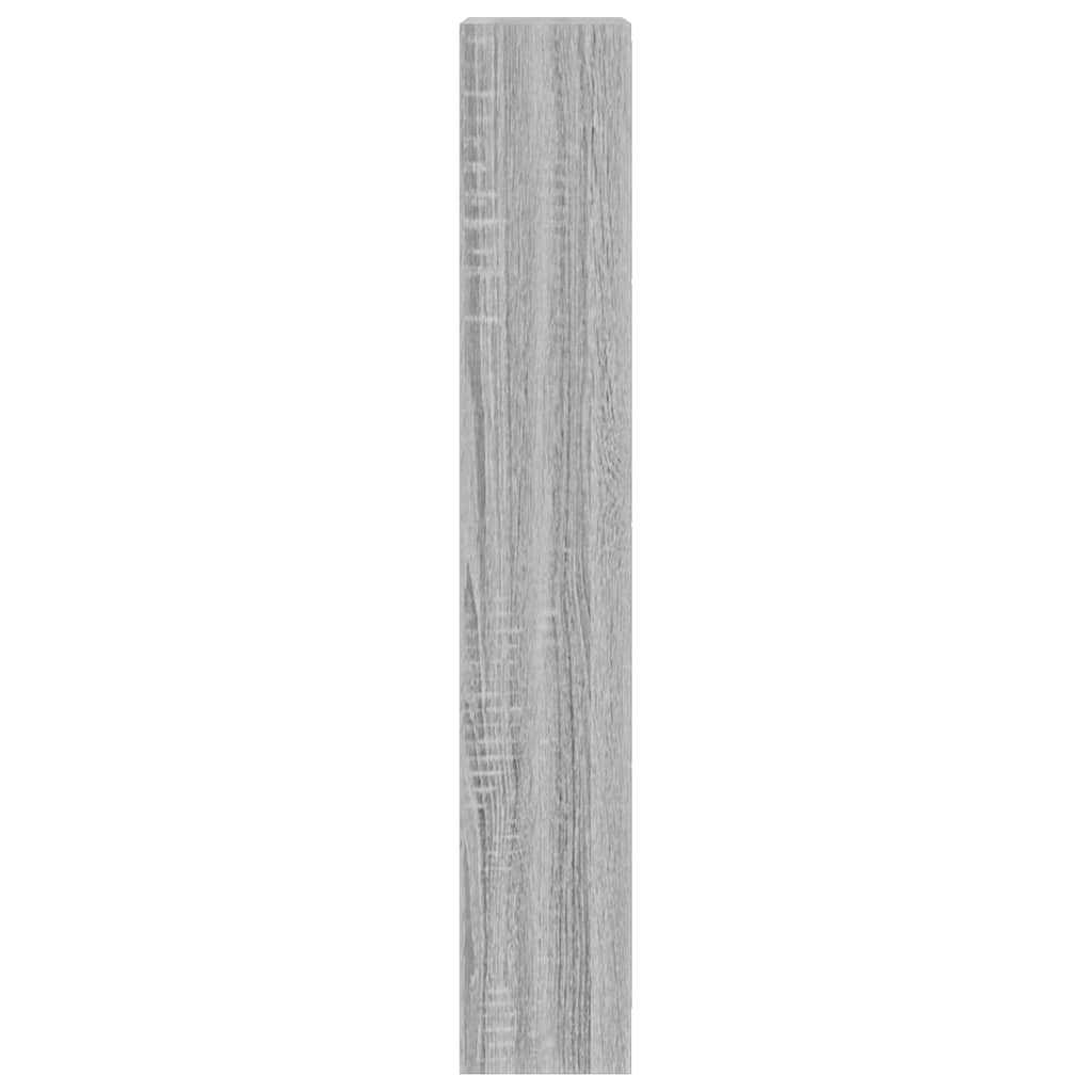 vidaXL Παπουτσοθήκη Γκρι Sonoma 63x24x147 εκ. από Επεξεργασμένο Ξύλο
