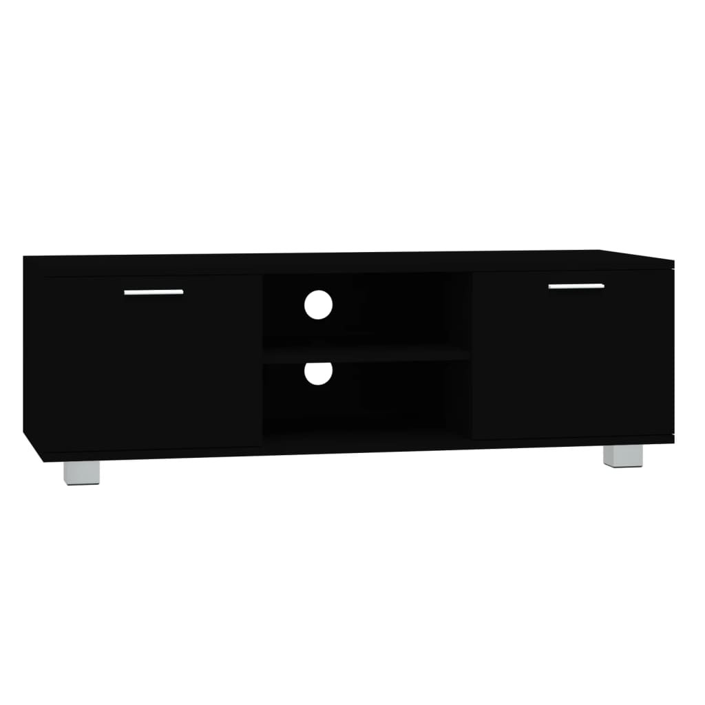 vidaXL Έπιπλο Τηλεόρασης Μαύρο 120 x 40,5 x 35 εκ. Επεξεργασμένο Ξύλο