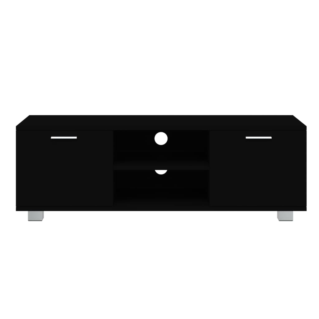 vidaXL Έπιπλο Τηλεόρασης Μαύρο 120 x 40,5 x 35 εκ. Επεξεργασμένο Ξύλο
