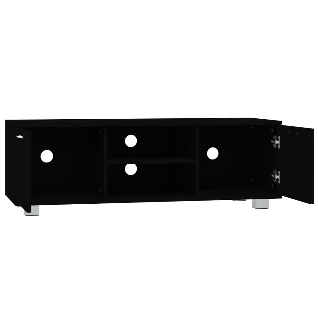 vidaXL Έπιπλο Τηλεόρασης Μαύρο 120 x 40,5 x 35 εκ. Επεξεργασμένο Ξύλο