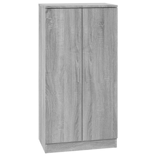 vidaXL Παπουτσοθήκη Γκρι Sonoma 55x35x108 εκ. από Επεξεργασμένο Ξύλο
