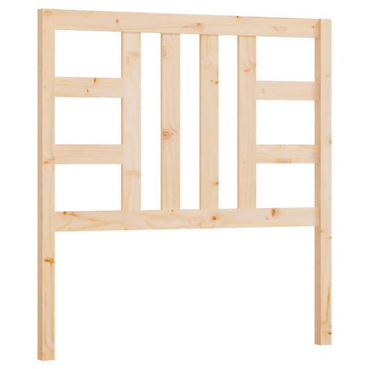 vidaXL Κεφαλάρι Κρεβατιού 81 x 4 x 100 εκ. από Μασίφ Ξύλο Πεύκου