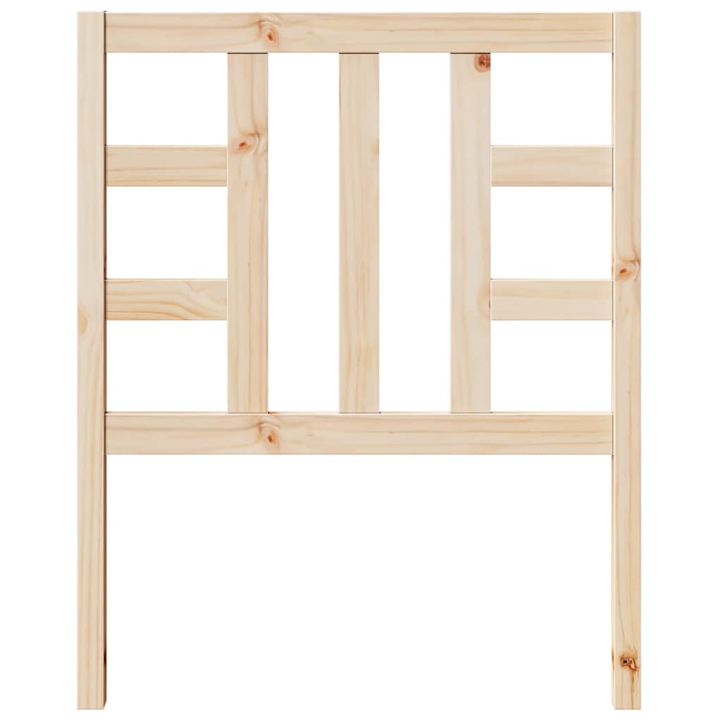 vidaXL Κεφαλάρι Κρεβατιού 81 x 4 x 100 εκ. από Μασίφ Ξύλο Πεύκου