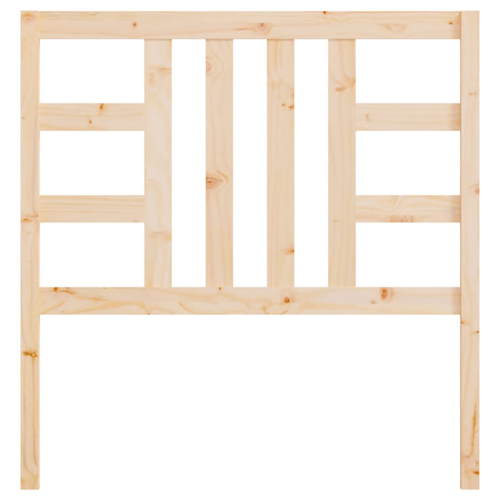 vidaXL Κεφαλάρι Κρεβατιού 96 x 4 x 100 εκ. από Μασίφ Ξύλο Πεύκου