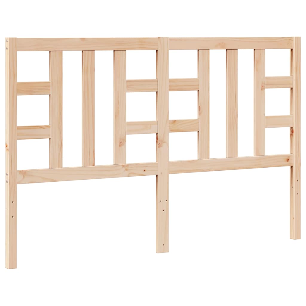 vidaXL Κεφαλάρι Κρεβατιού 166 x 4 x 100 εκ. από Μασίφ Ξύλο Πεύκου