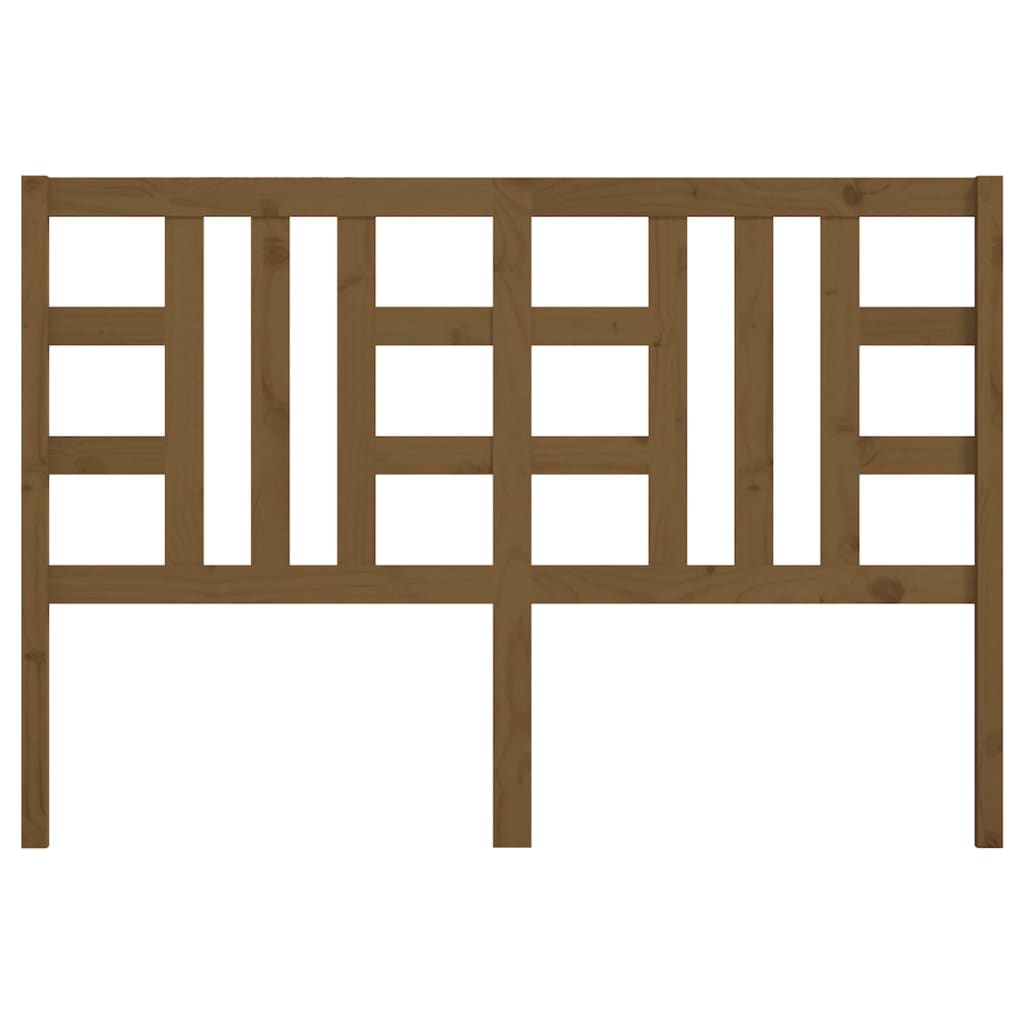 vidaXL Κεφαλάρι Κρεβατιού Μελί 166 x 4 x 100 εκ. από Μασίφ Ξύλο Πεύκου