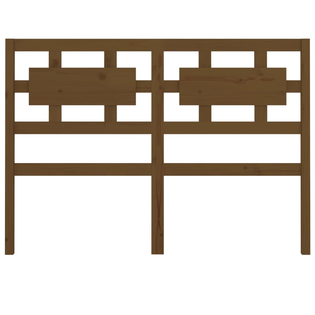 vidaXL Κεφαλάρι Κρεβατιού Μελί 205,5x4x100 εκ. Μασίφ Ξύλο Πεύκου
