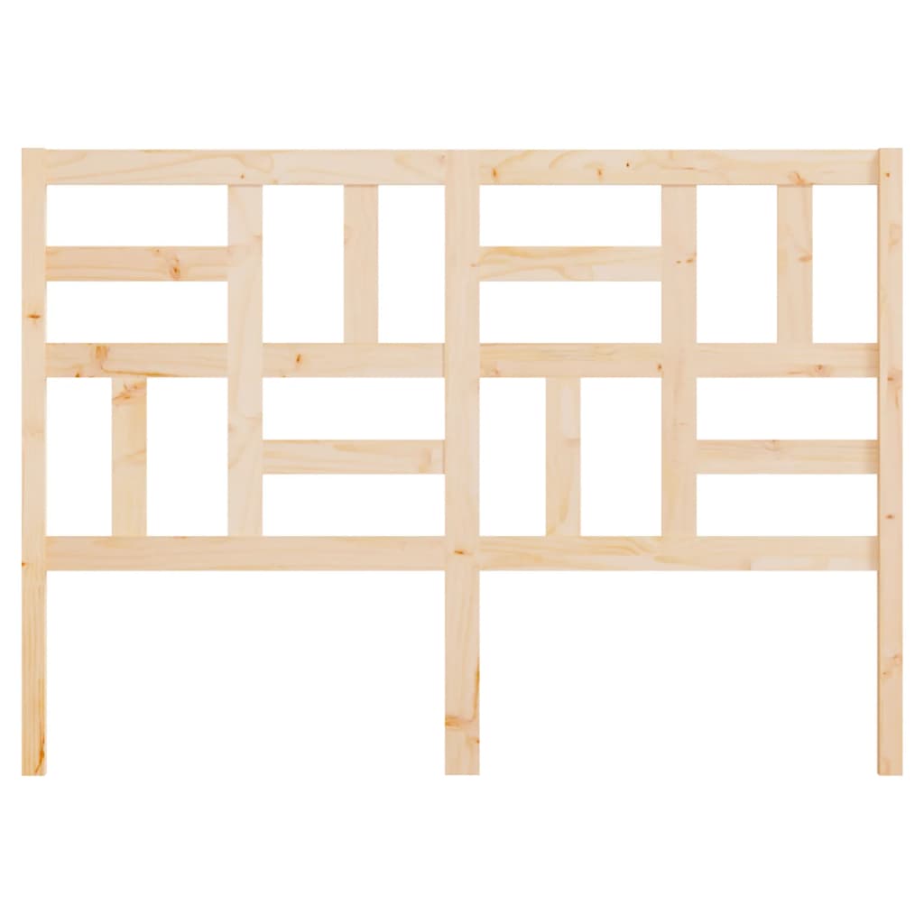 vidaXL Κεφαλάρι Κρεβατιού 141x4x104 εκ. από Μασίφ Ξύλο Πεύκου