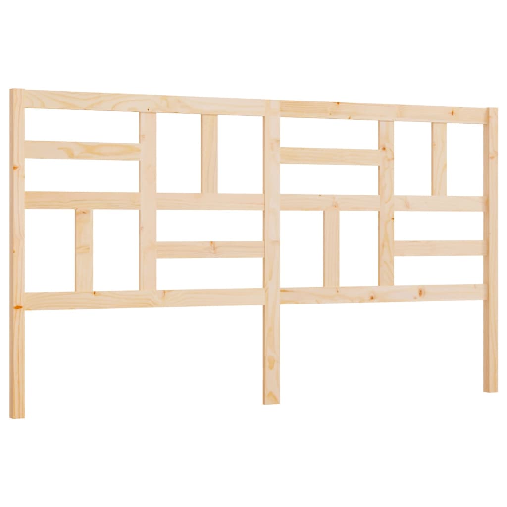 vidaXL Κεφαλάρι Κρεβατιού 186x4x104 εκ. από Μασίφ Ξύλο Πεύκου