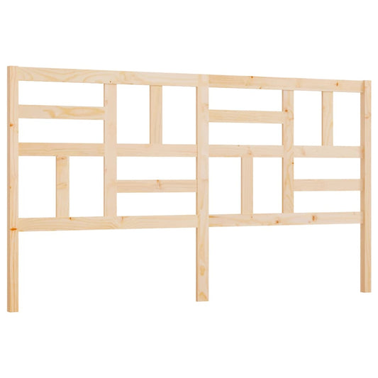 vidaXL Κεφαλάρι Κρεβατιού 186x4x104 εκ. από Μασίφ Ξύλο Πεύκου