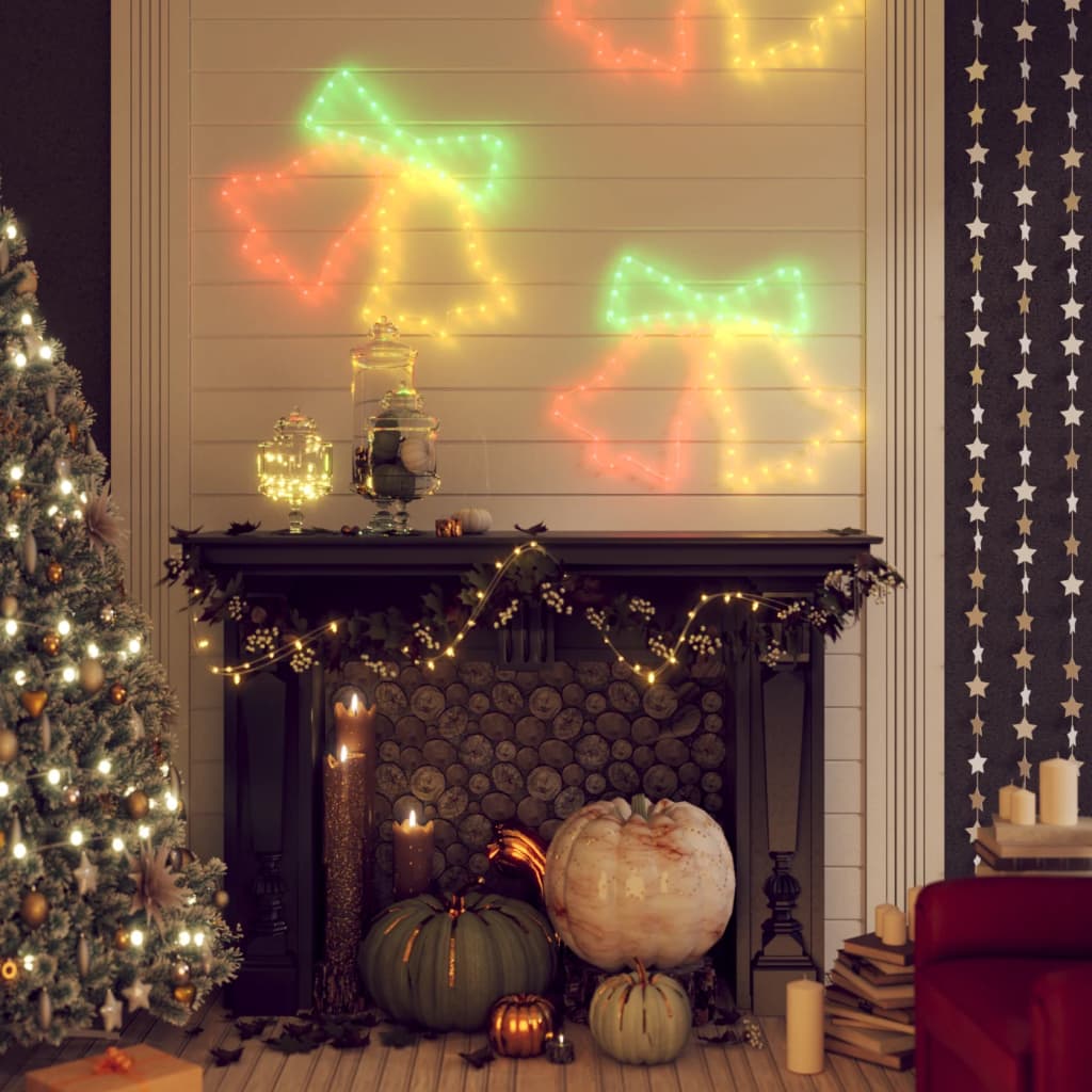 vidaXL Χριστουγεννιάτικη Φιγούρα Καμπάνες με 72 LED 50 x 56 εκ.