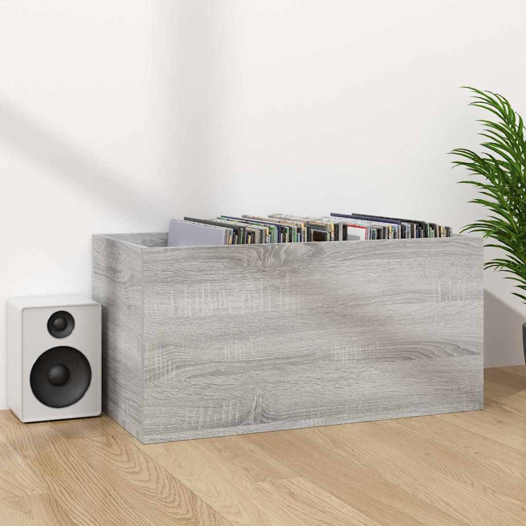 vidaXL Έπιπλο Δίσκων Βινυλίου Γκρι Sonoma 71x34x36 εκ. Επεξεργ. Ξύλο